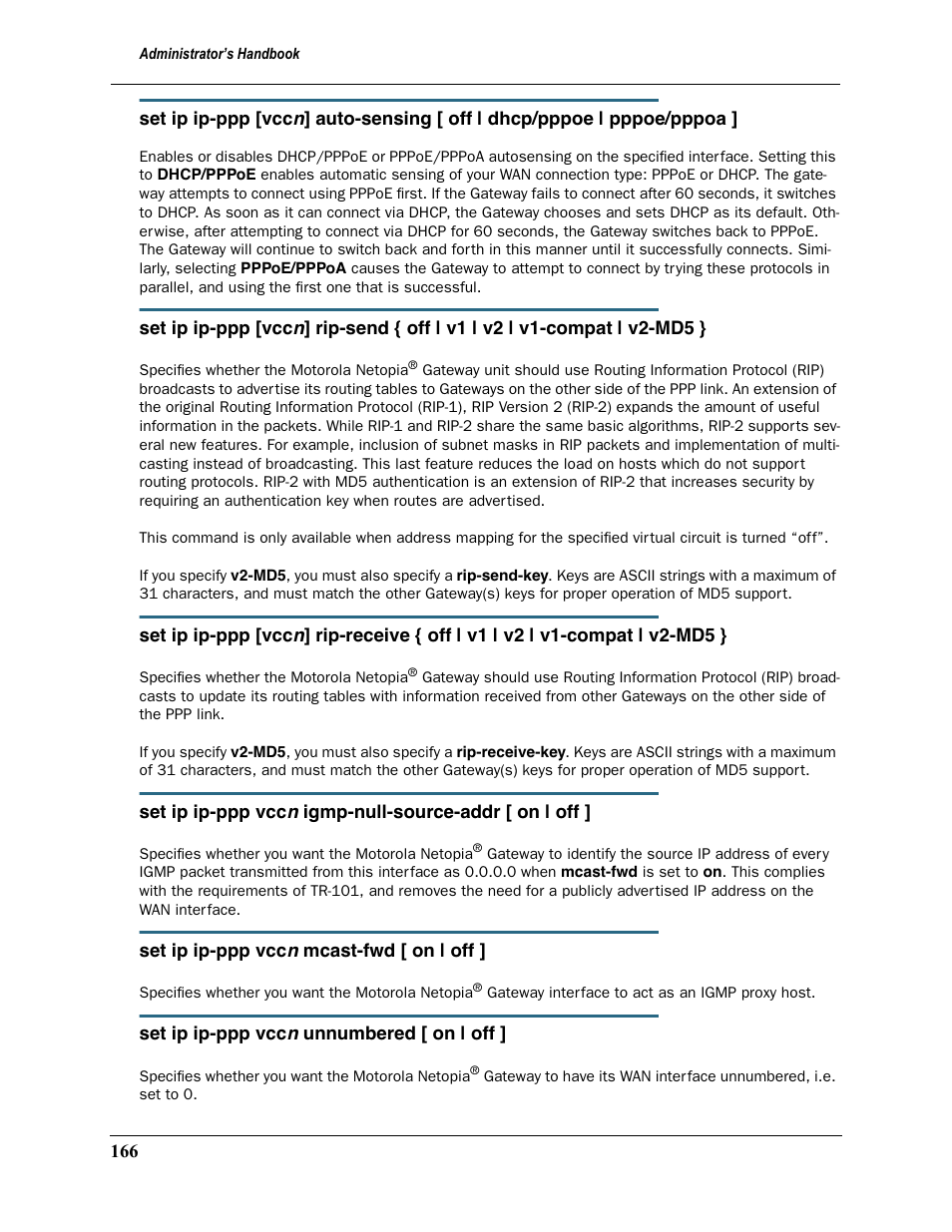 Motorola Netopia 3397GP User Manual | Page 166 / 254