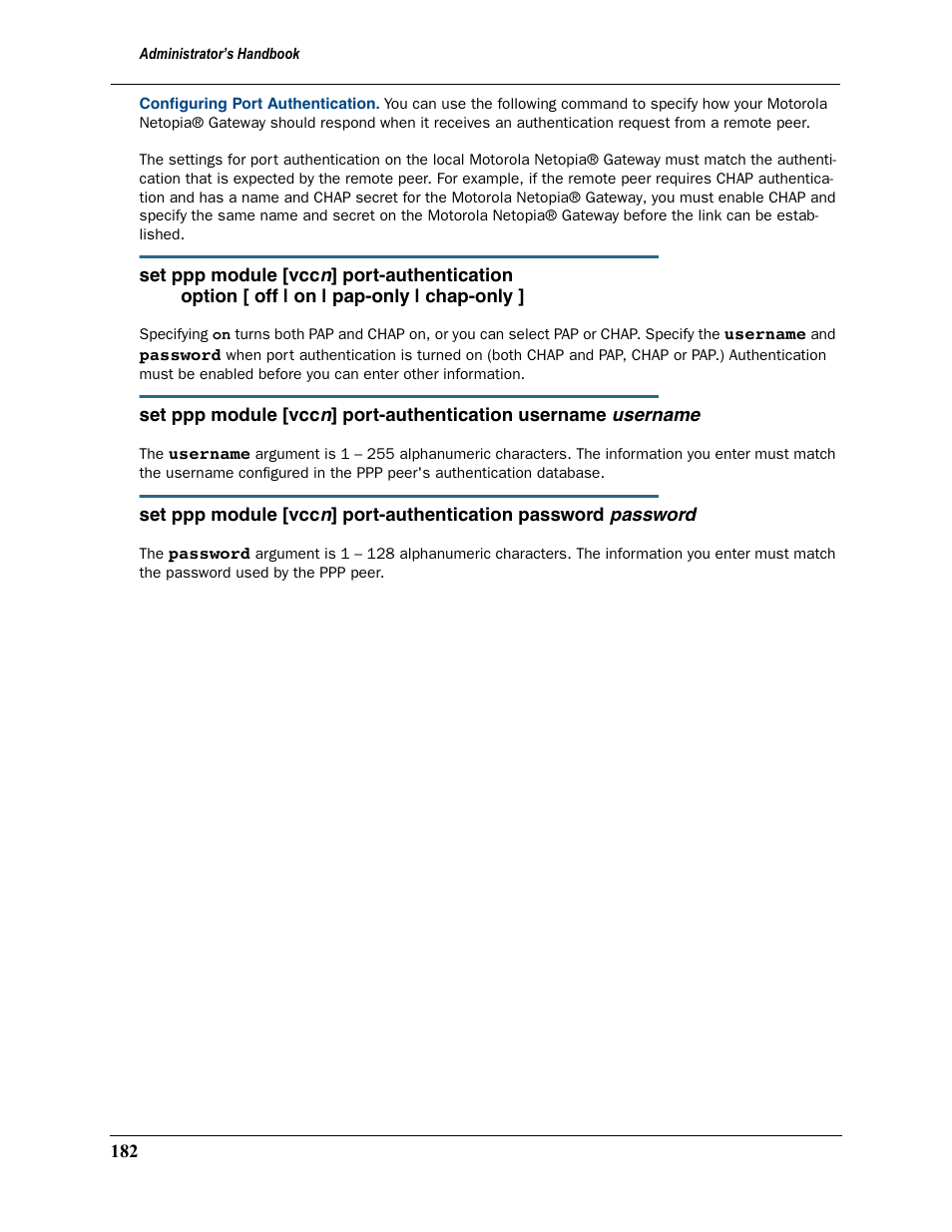Motorola Netopia 3397GP User Manual | Page 182 / 254