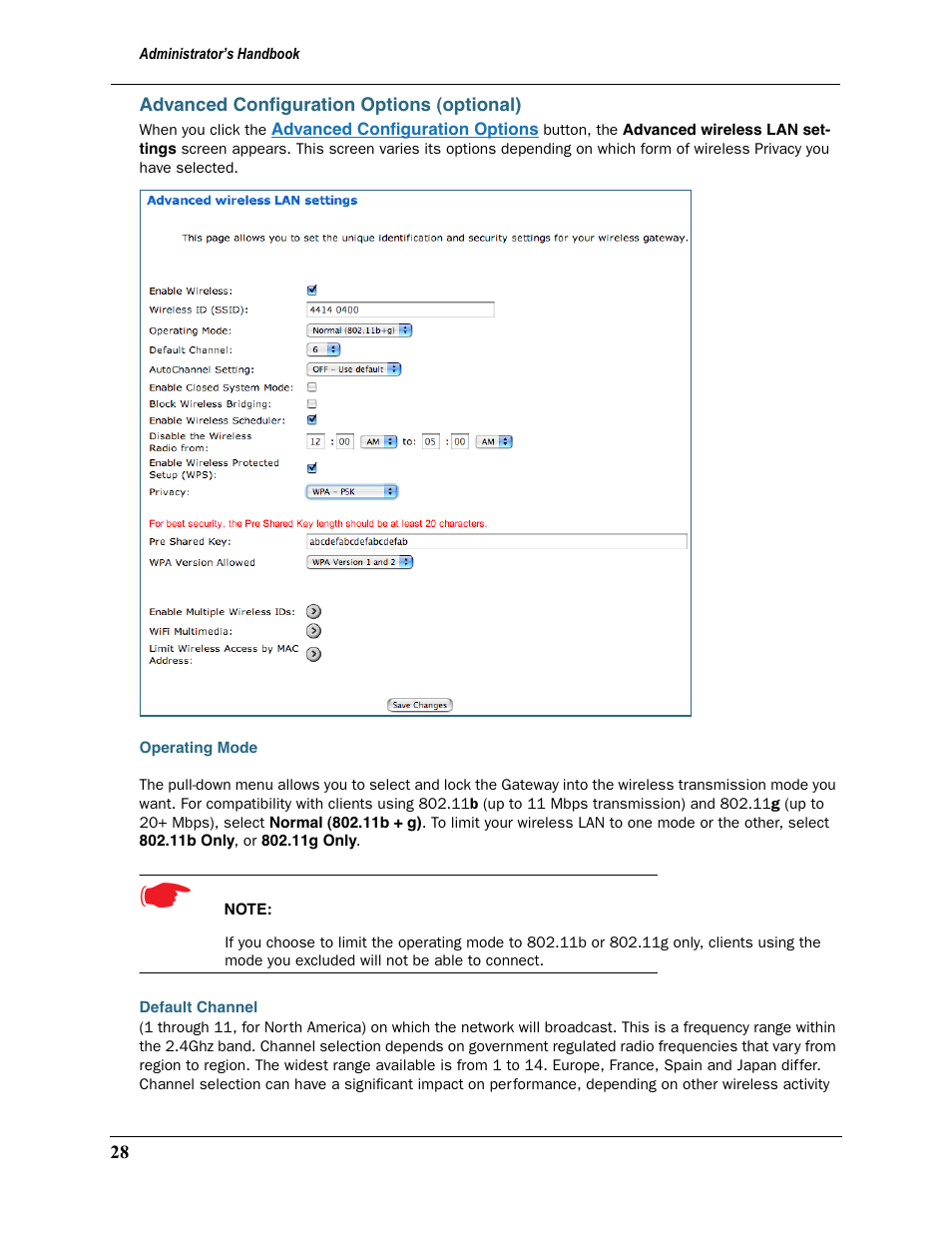 Advanced configuration options (optional) | Motorola Netopia 3397GP User Manual | Page 28 / 254