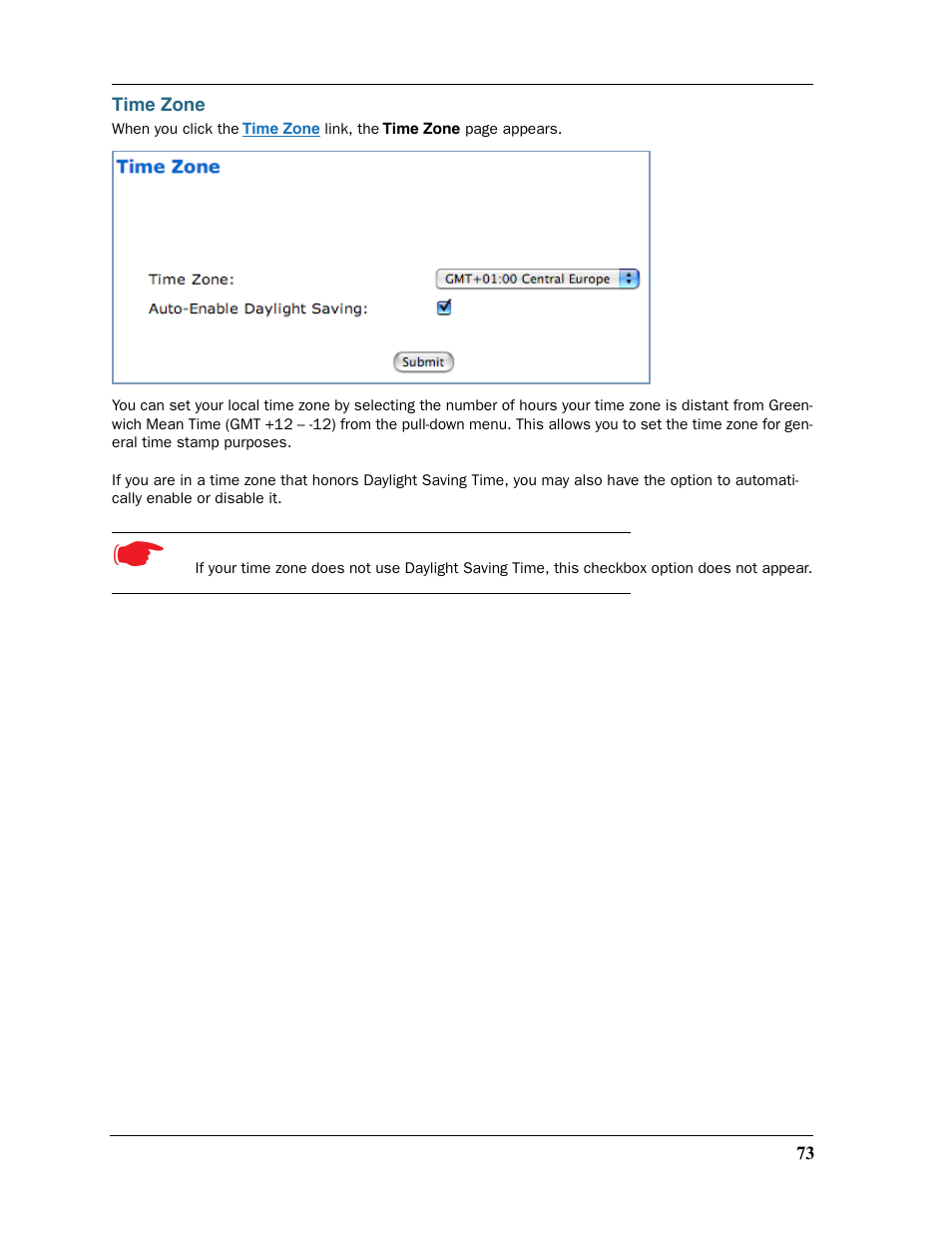 Time zone | Motorola Netopia 3397GP User Manual | Page 73 / 254