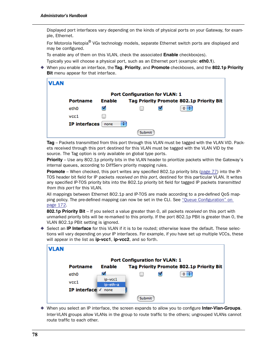 Motorola Netopia 3397GP User Manual | Page 78 / 254