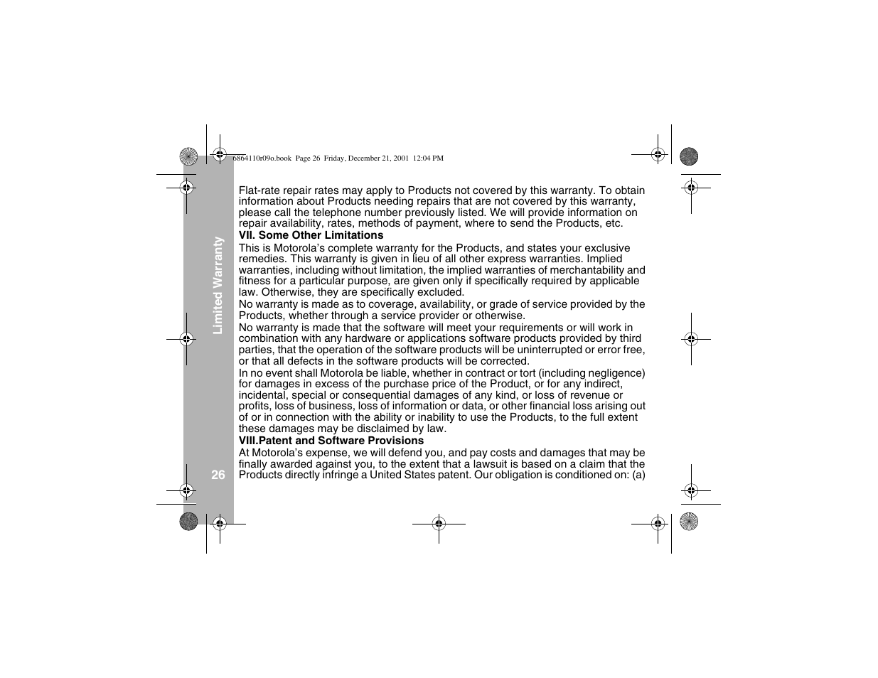 Motorola T5300 User Manual | Page 30 / 36