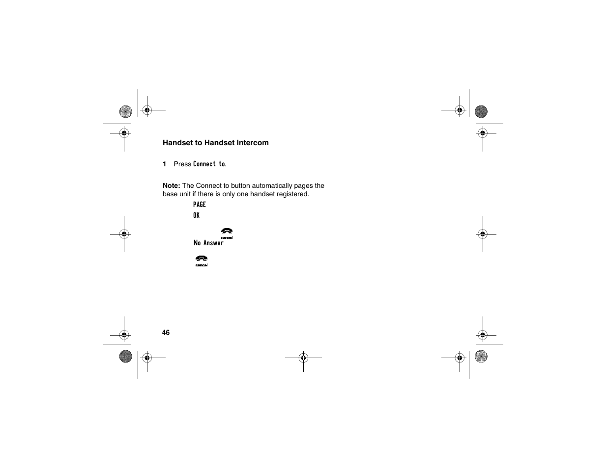 Handset to handset intercom | Motorola SD4580 User Manual | Page 57 / 71