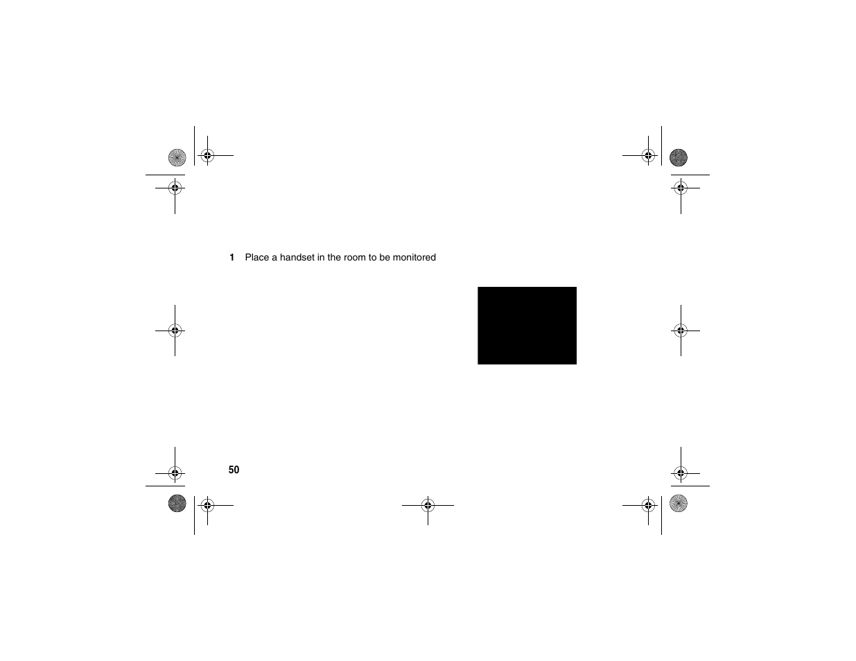 Monitoring a room | Motorola SD4580 User Manual | Page 61 / 71