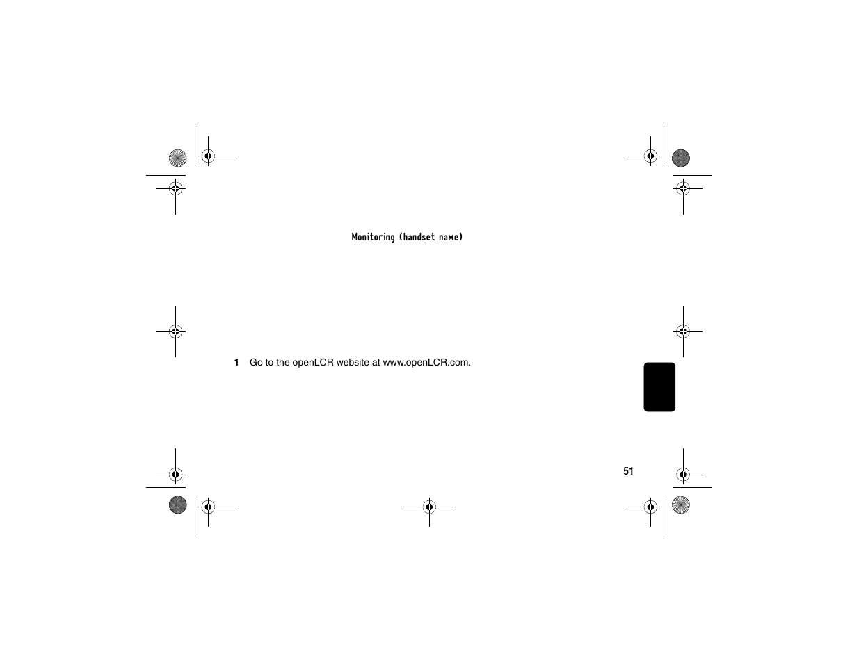 Openlcr™ option | Motorola SD4580 User Manual | Page 62 / 71