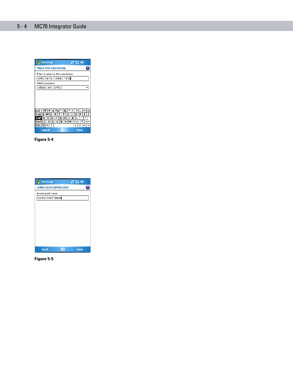 Motorola ENTERPRISE DIGITAL ASSISTANT MC70 User Manual | Page 94 / 208