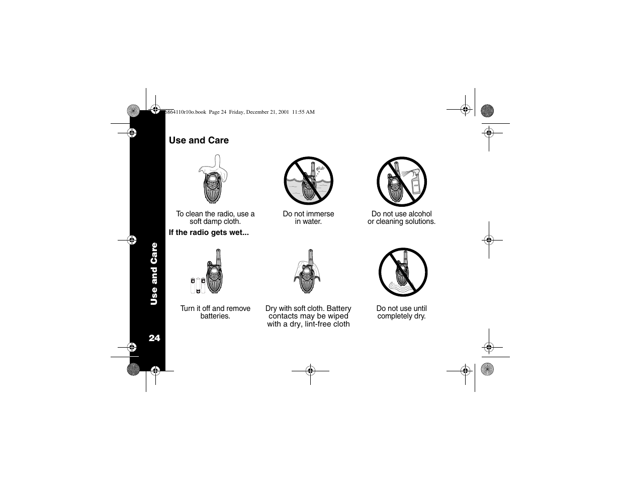 Use and care | Motorola T5410 User Manual | Page 28 / 40
