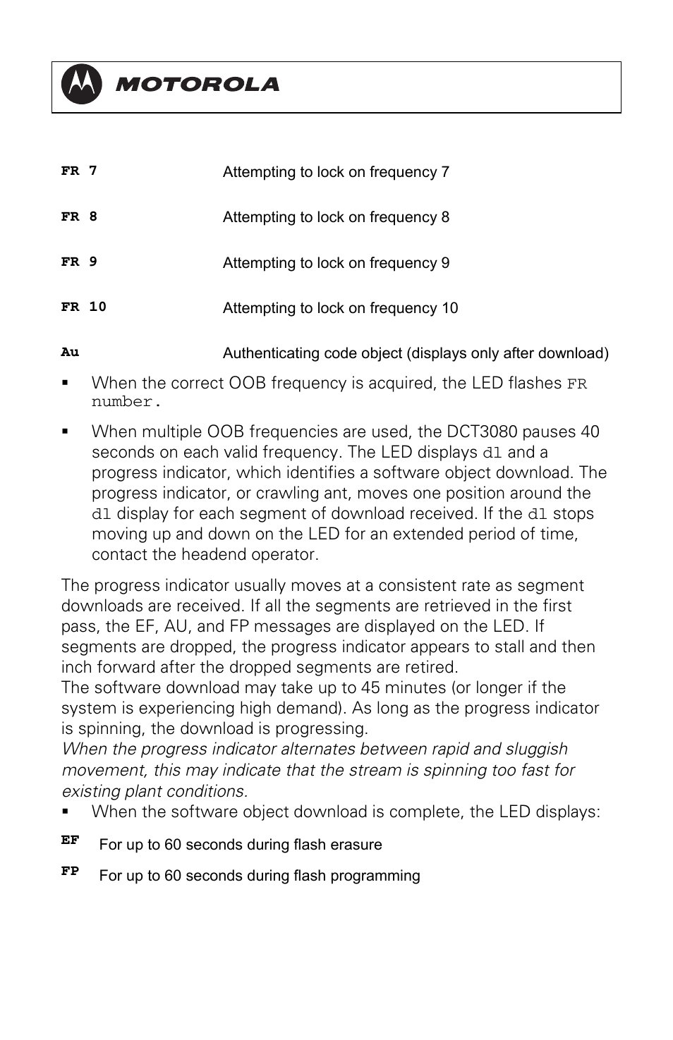 Dct3080 installation manual | Motorola DCT3080 User Manual | Page 39 / 98