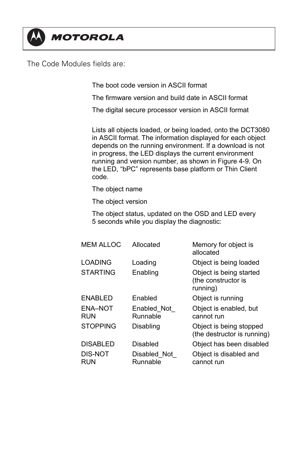 Dct3080 installation manual | Motorola DCT3080 User Manual | Page 67 / 98