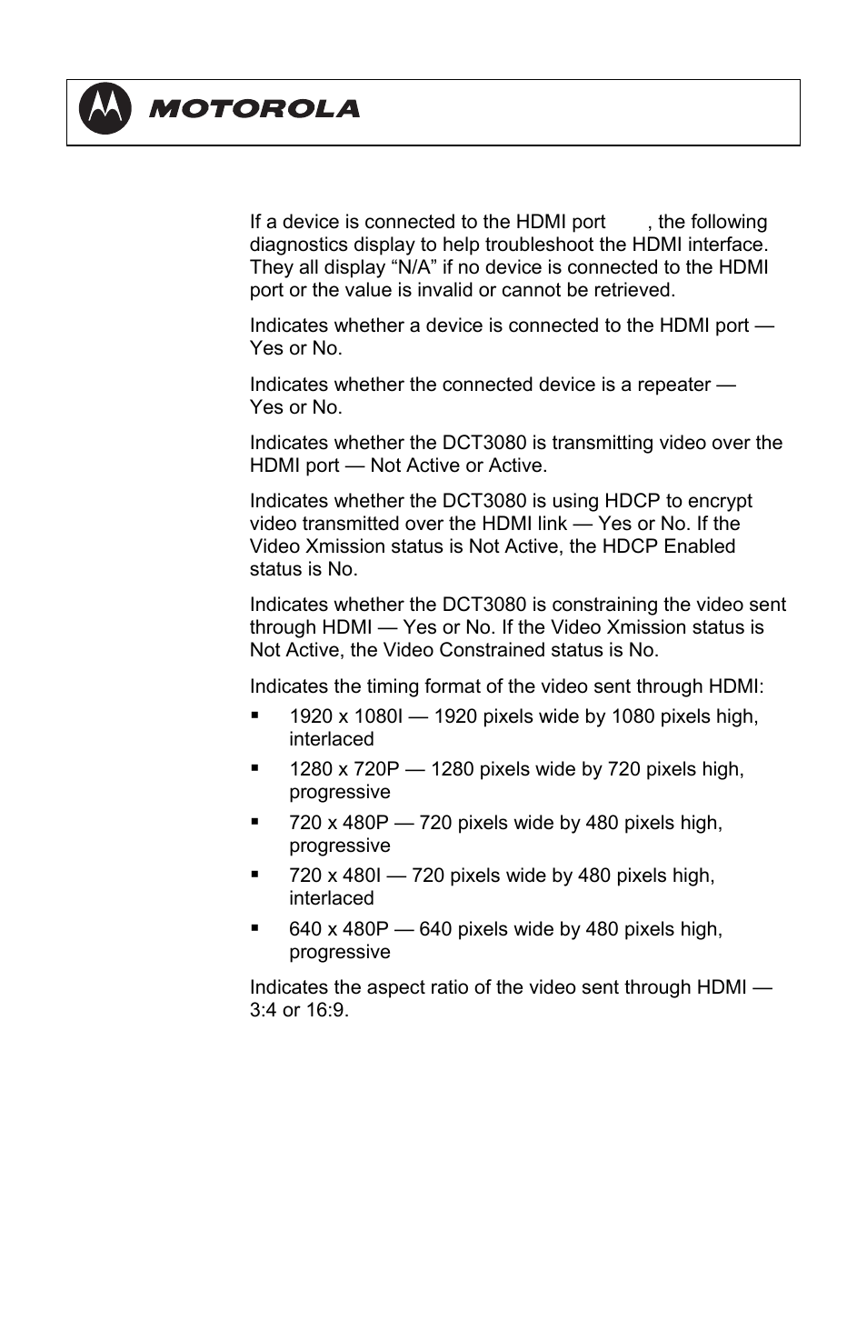 Dct3080 installation manual | Motorola DCT3080 User Manual | Page 71 / 98