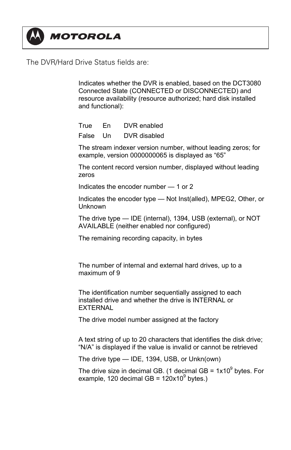 Dct3080 installation manual | Motorola DCT3080 User Manual | Page 78 / 98