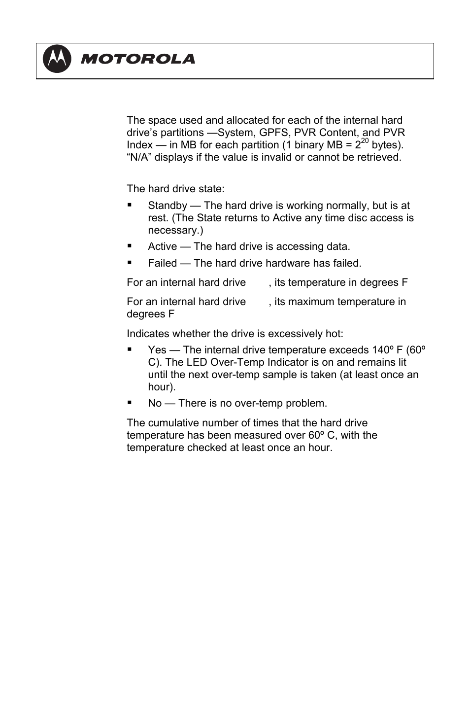 Dct3080 installation manual | Motorola DCT3080 User Manual | Page 79 / 98