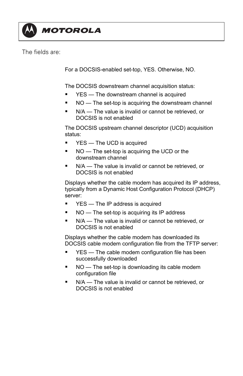 Dct3080 installation manual | Motorola DCT3080 User Manual | Page 83 / 98