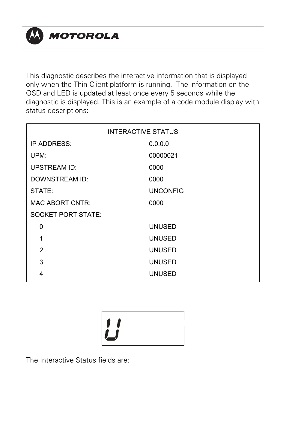 D16 interactive status, Dct3080 installation manual | Motorola DCT3080 User Manual | Page 88 / 98