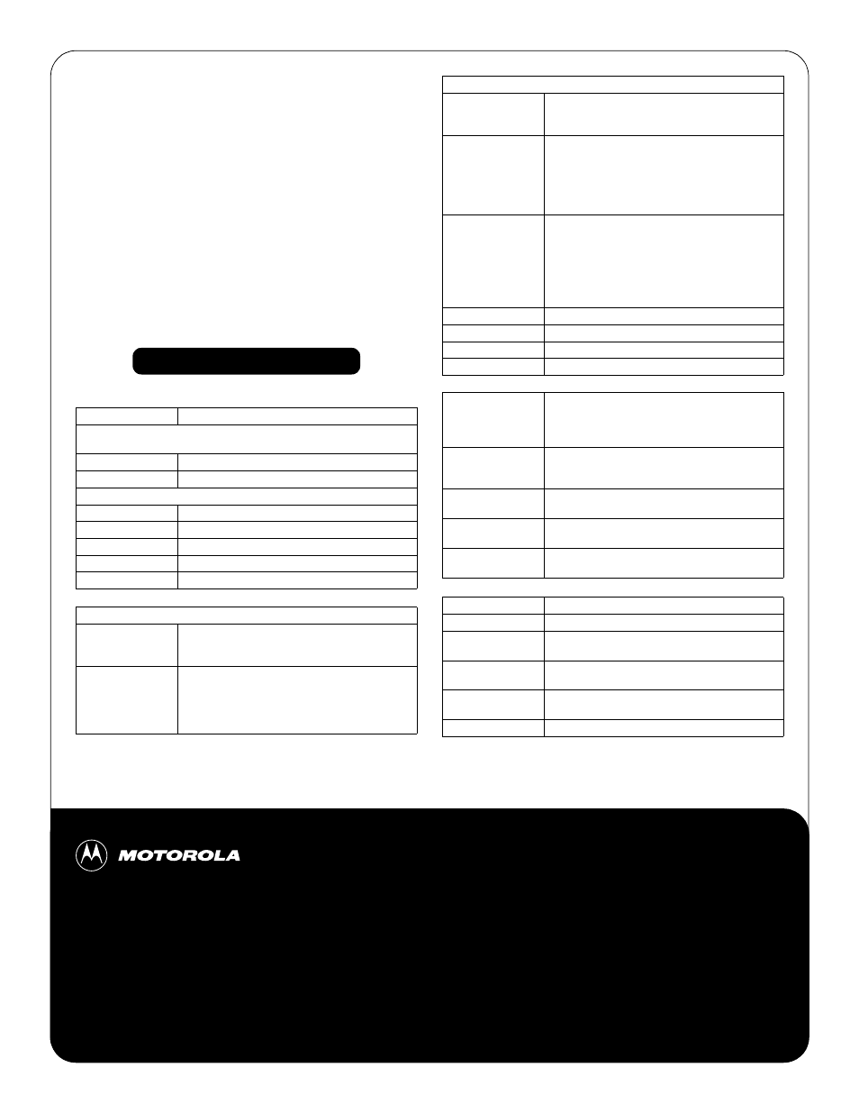 Demonstrated mtbf, Safety, Electromagnetic compatibility (emc) | Ordering information, I/o modules, Related products, Documentation | Motorola MVME5100 Series User Manual | Page 5 / 5