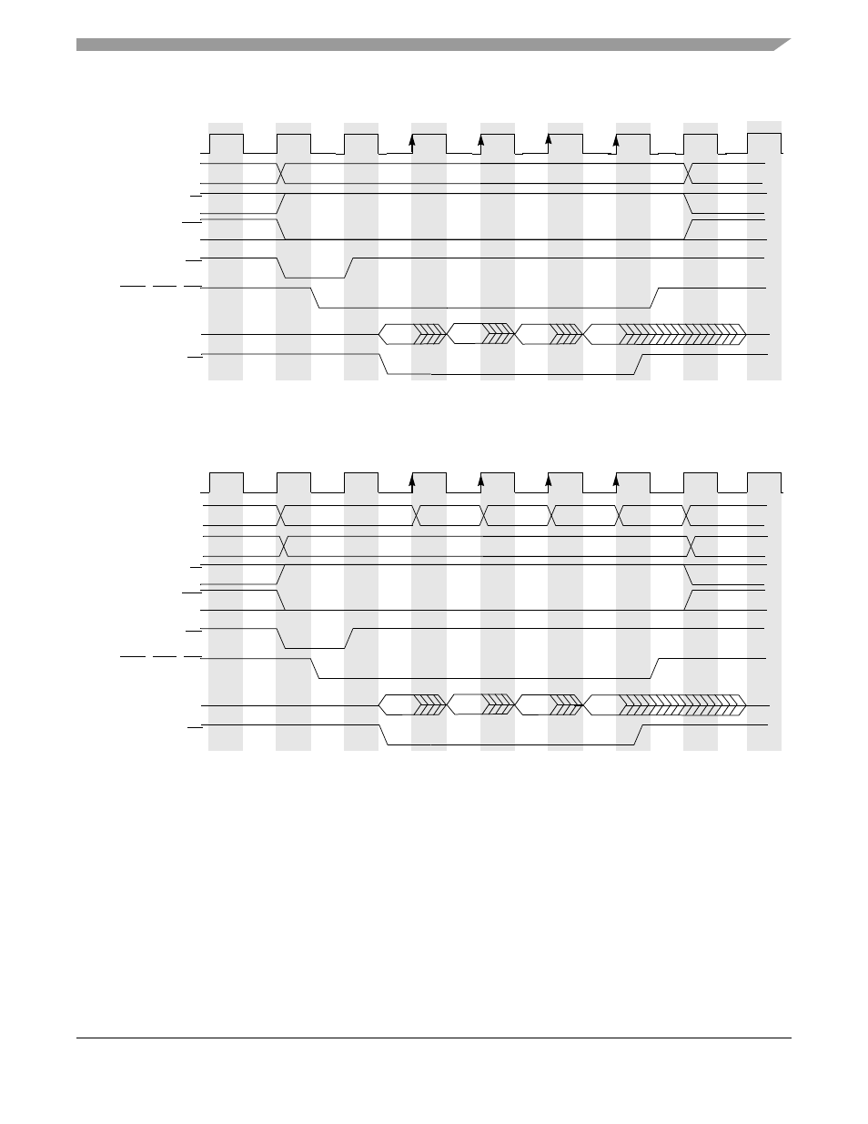 External termination is used, as shown in, Figure 13-12, Figure 13-13 | Only in that the addr | Motorola ColdFire MCF5281 User Manual | Page 235 / 766
