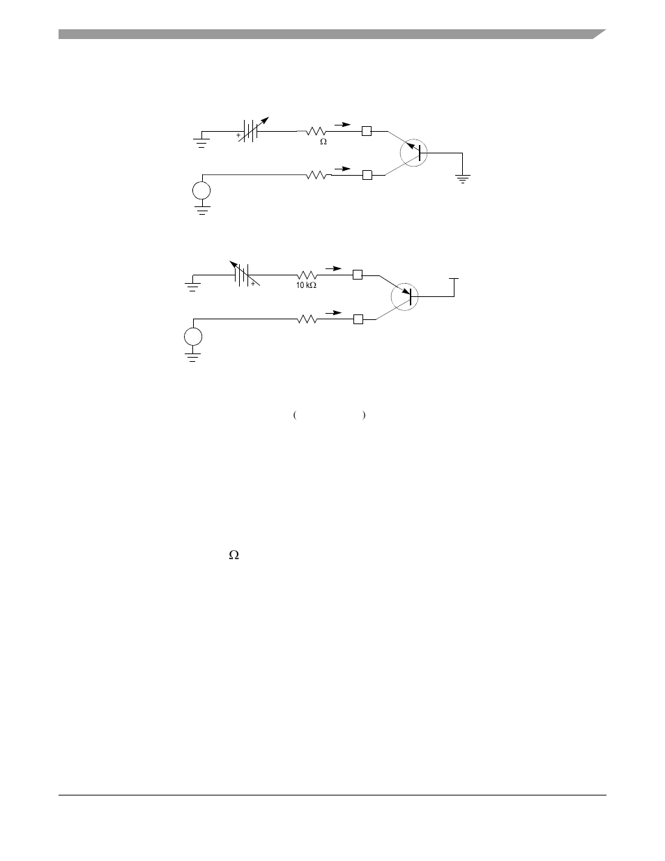 The current into the signal (i, Or i, Where: v | Adjustable voltage source v, Parasitic pnp emitter/base voltage v, Parasitic npn base/emitter voltage r, The neighboring pin is determined by the k, 1). the i, Can be expressed by this equation: i, Where: i | Motorola ColdFire MCF5281 User Manual | Page 601 / 766