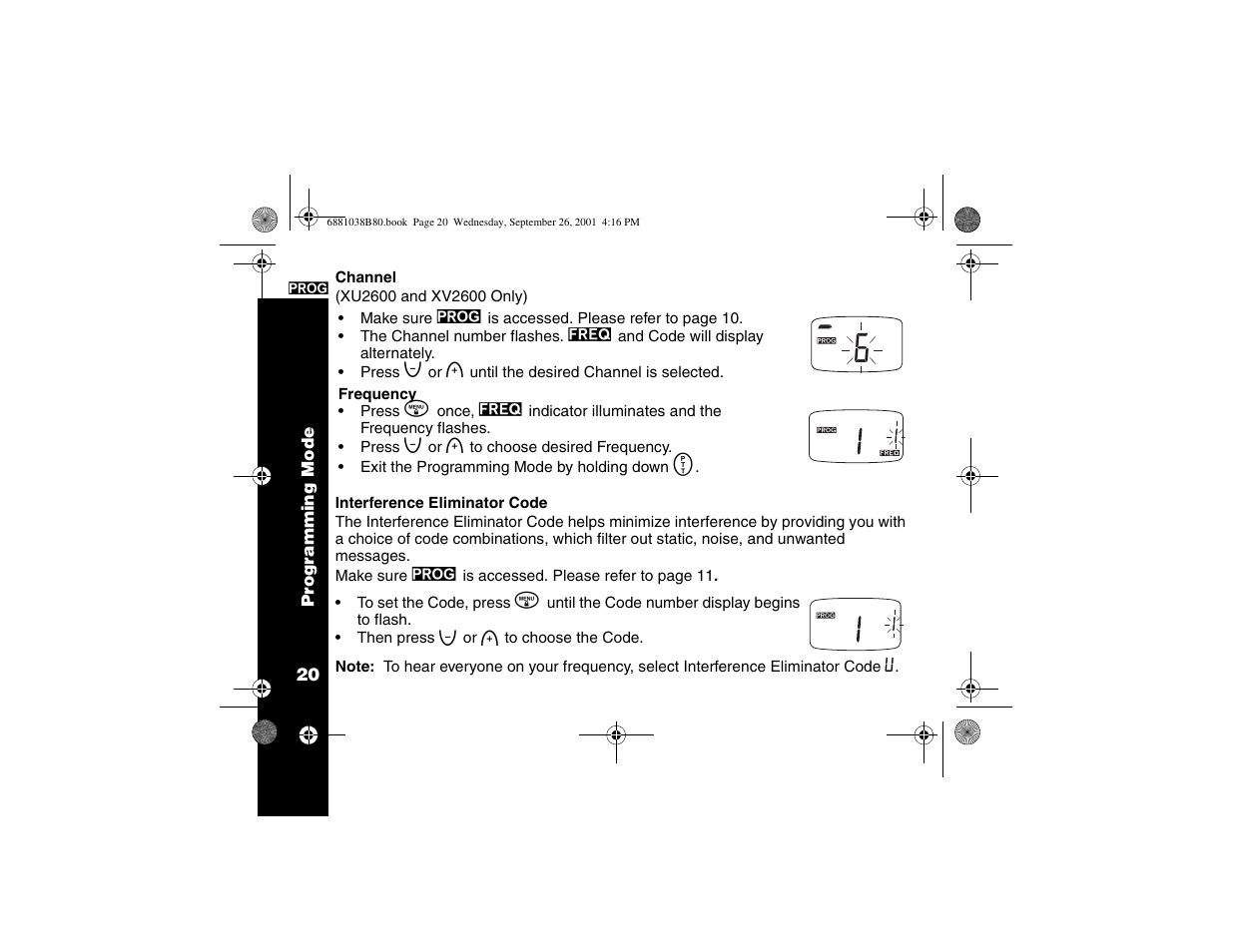 Motorola XTN Series XU2100 User Manual | Page 32 / 60