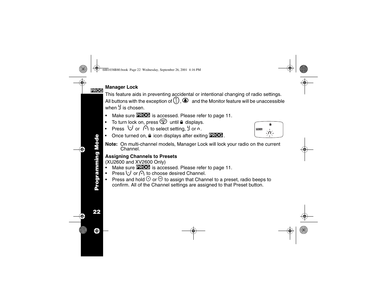 Motorola XTN Series XU2100 User Manual | Page 34 / 60