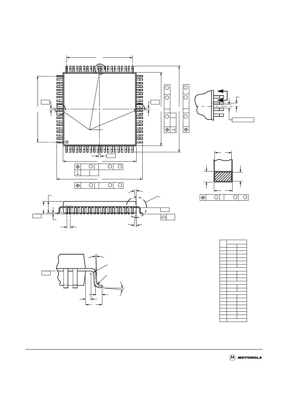 D.2 80-pin qfp package, Pin qfp package, Figure d-1 | Pin qfp mechanical dimensions (case no. 841b) | Motorola MC9S12GC-Family User Manual | Page 128 / 136