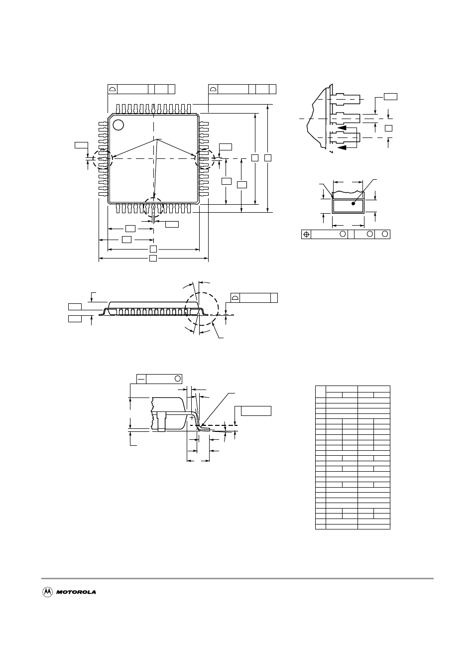 D.3 52-pin lqfp package, Pin lqfp package, Figure d-2 | Pin lqfp mechanical dimensions (case no. 848d-03) | Motorola MC9S12GC-Family User Manual | Page 129 / 136