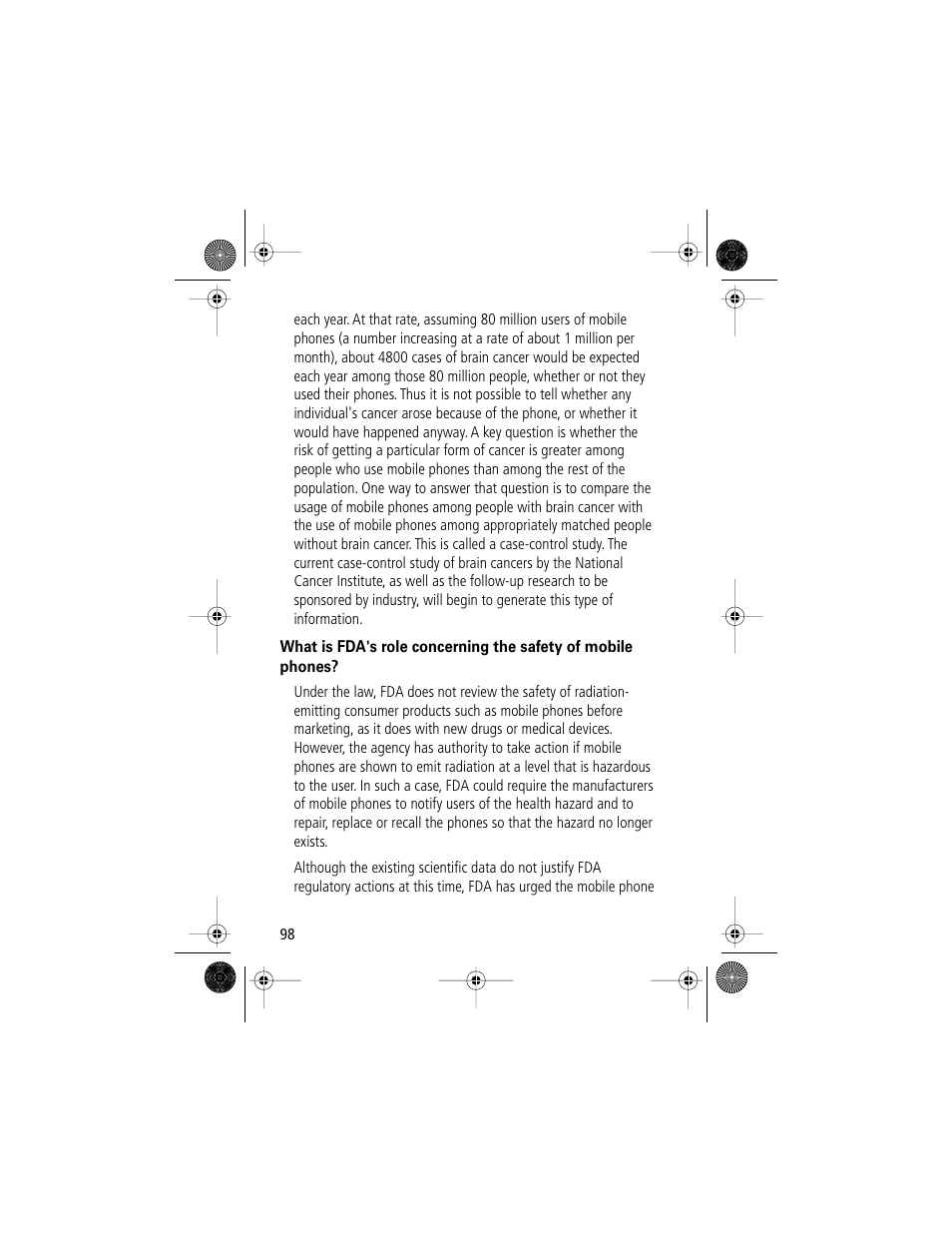 Motorola V Series 120c User Manual | Page 98 / 122