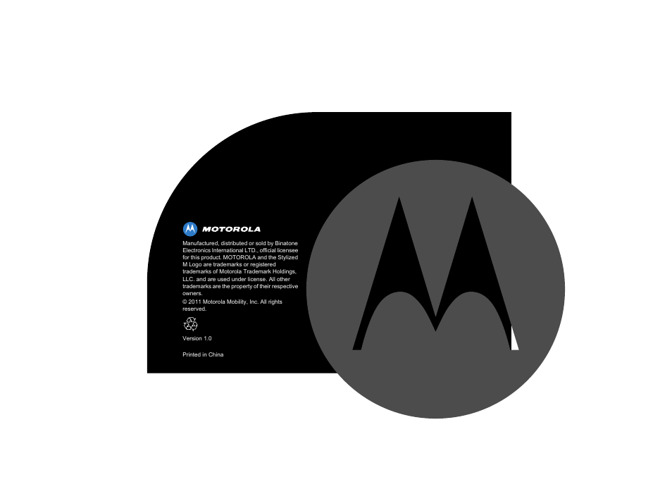 Motorola MBP20 User Manual | Page 23 / 23