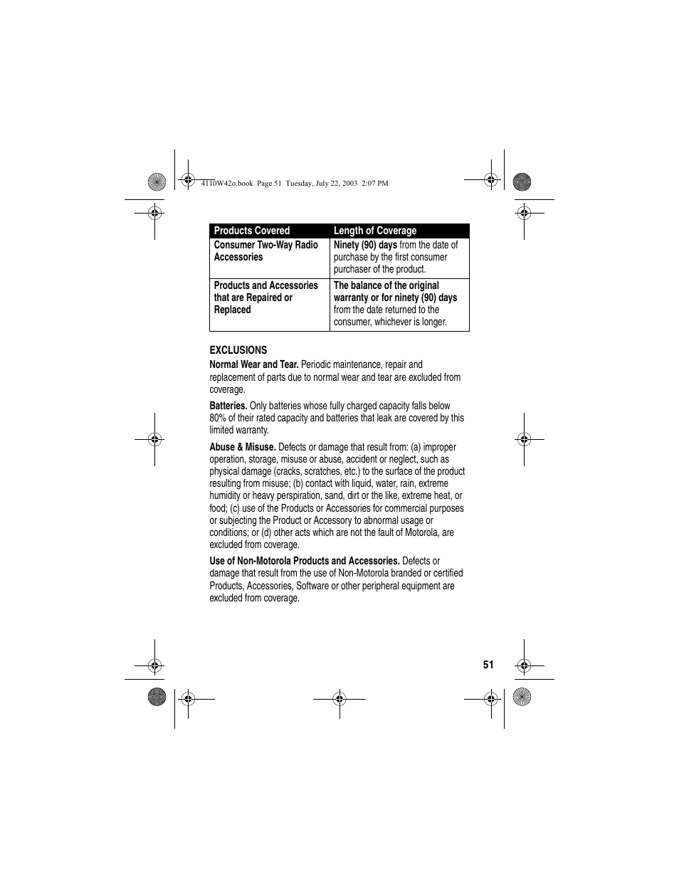 Motorola MD670 Series User Manual | Page 53 / 60
