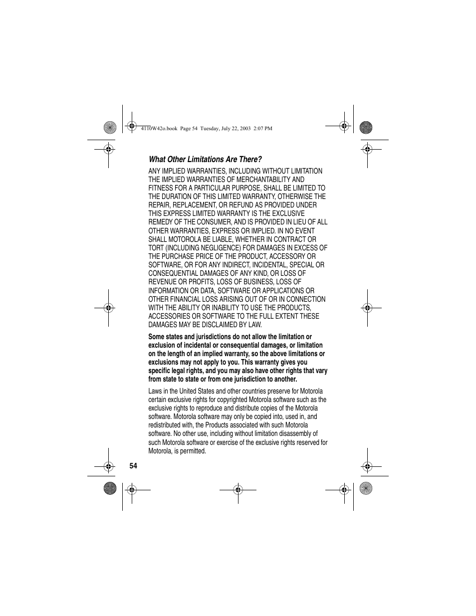 Motorola MD670 Series User Manual | Page 56 / 60