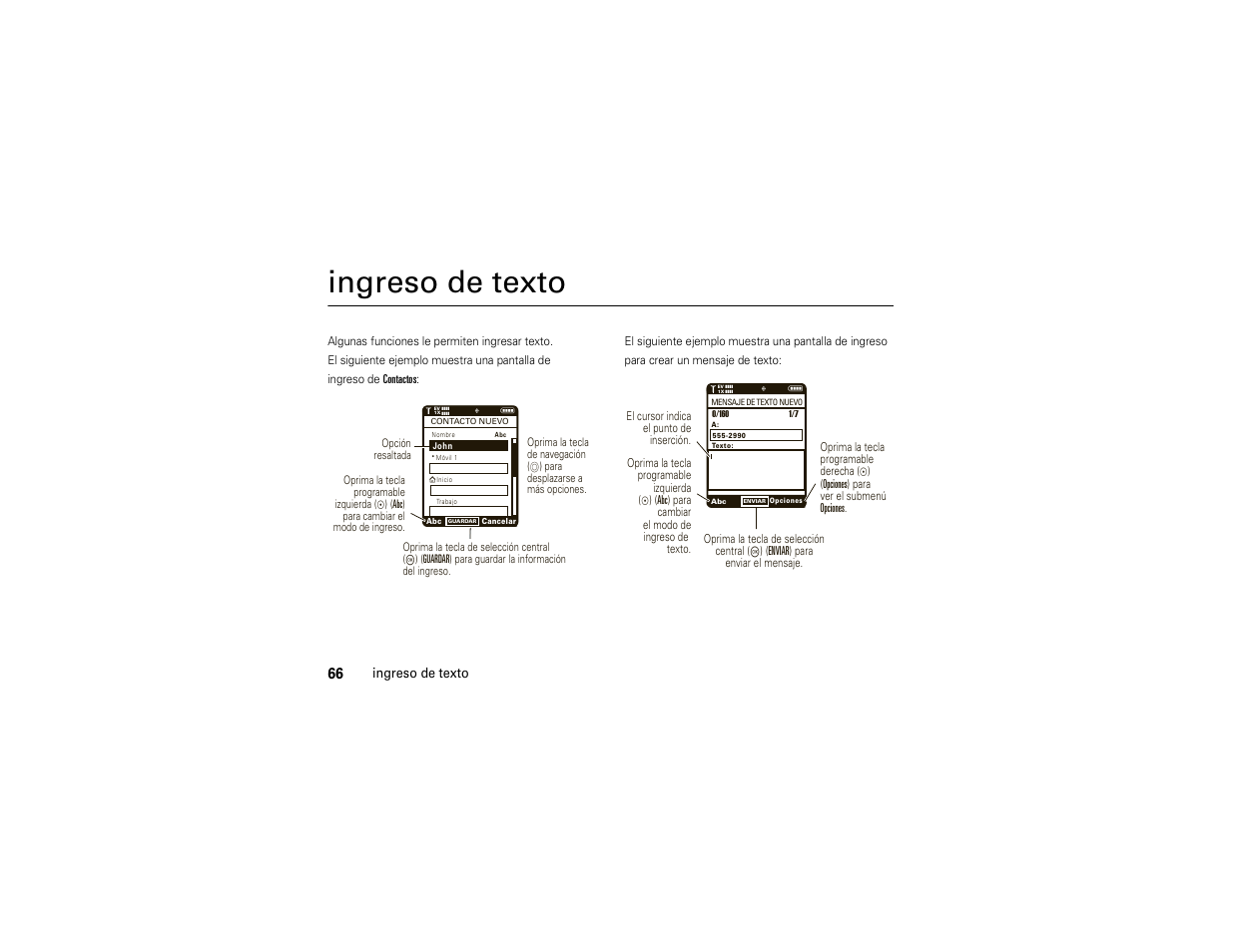 Ingreso de texto | Motorola ADVENTURE V750 User Manual | Page 226 / 334