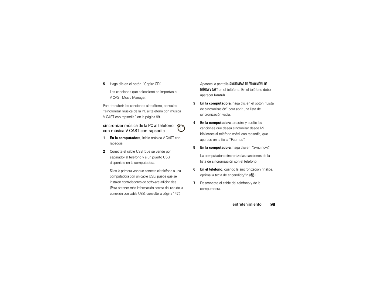 Motorola ADVENTURE V750 User Manual | Page 259 / 334