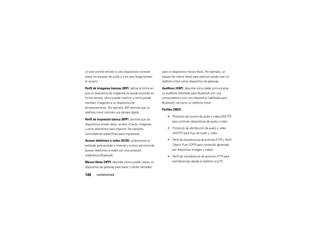 Motorola ADVENTURE V750 User Manual | Page 300 / 334
