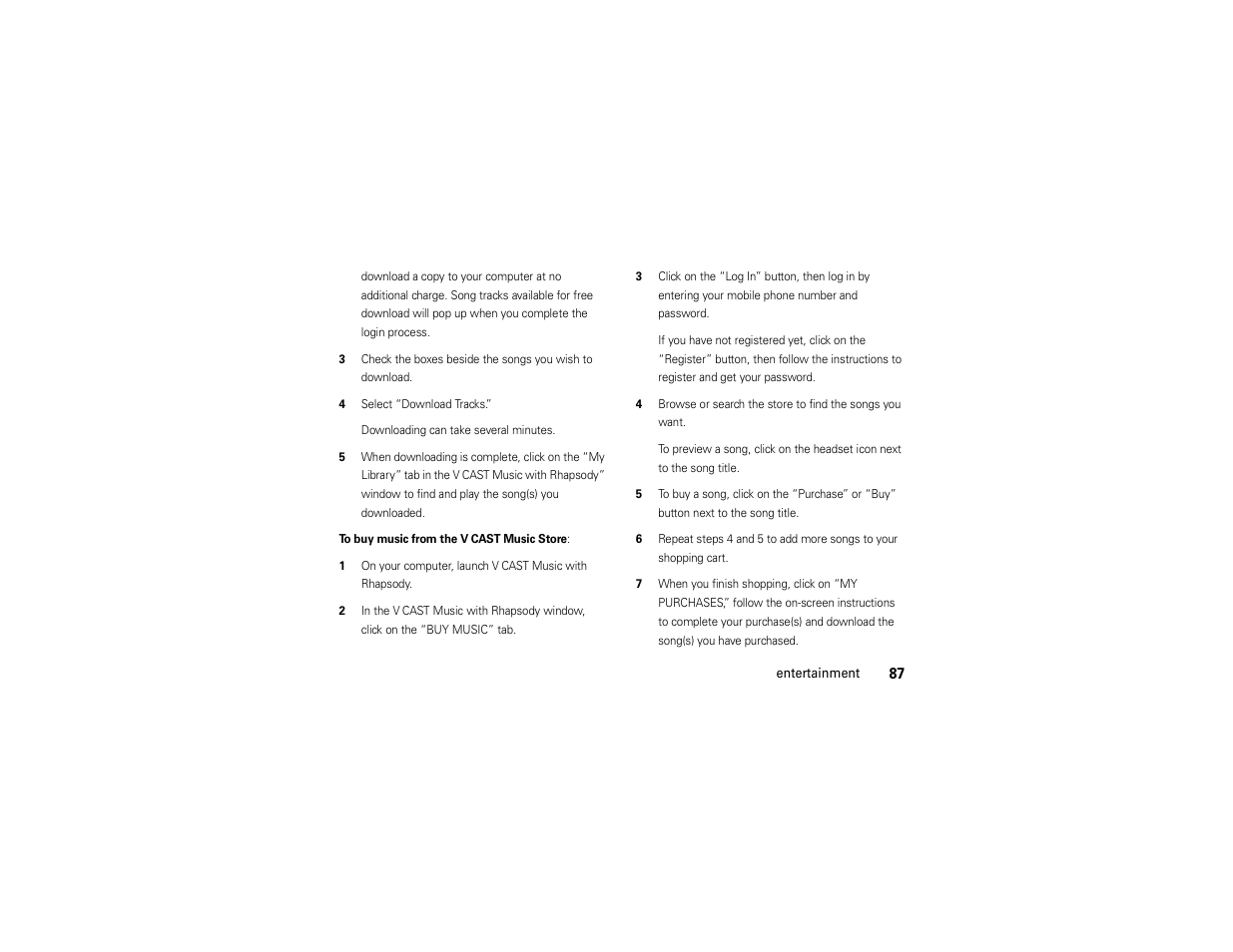 Motorola ADVENTURE V750 User Manual | Page 89 / 334