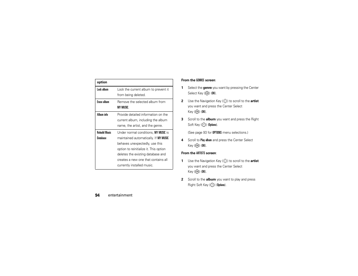 Motorola ADVENTURE V750 User Manual | Page 96 / 334
