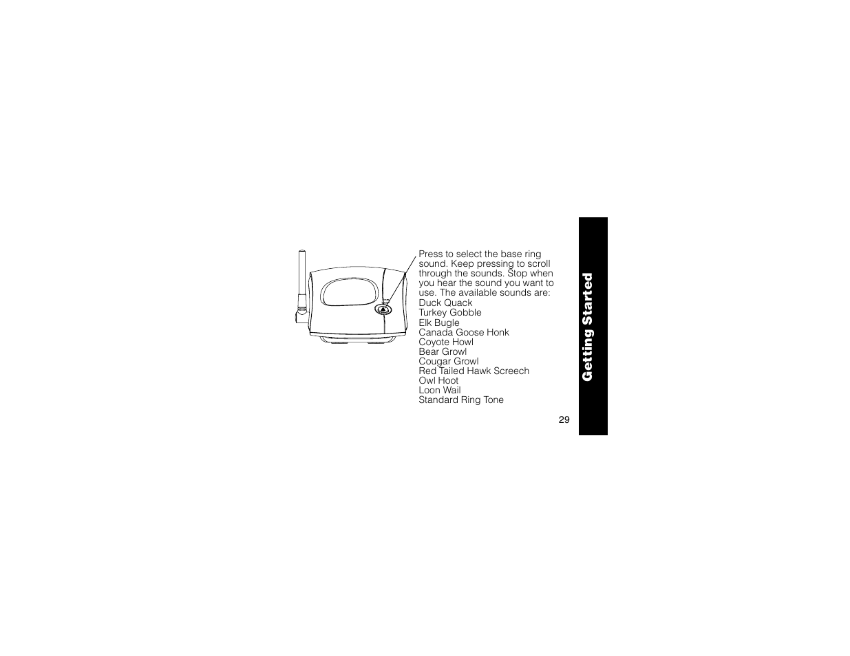 Getting star ted | Motorola MA357 User Manual | Page 31 / 60