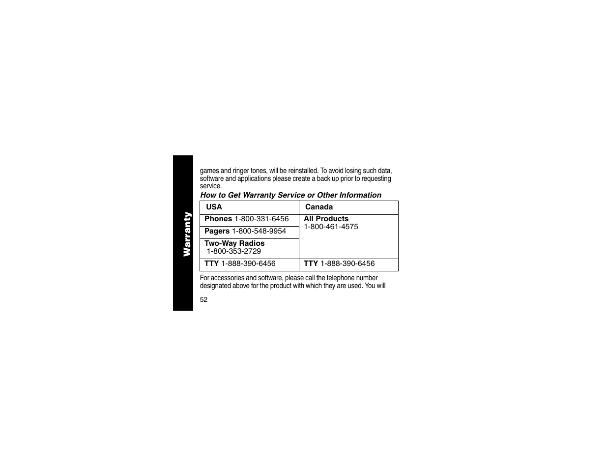 Motorola MA357 User Manual | Page 54 / 60