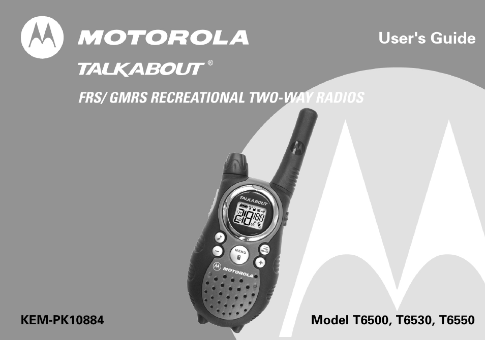 Motorola T6500 User Manual | 38 pages