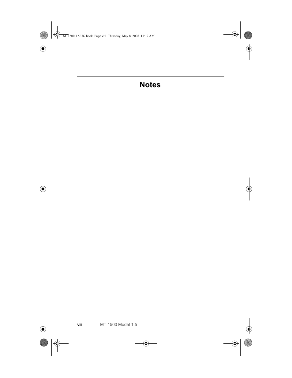 Motorola MT 1500 User Manual | Page 12 / 82