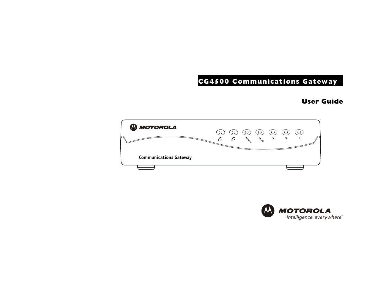 Motorola CG4500 User Manual | 36 pages