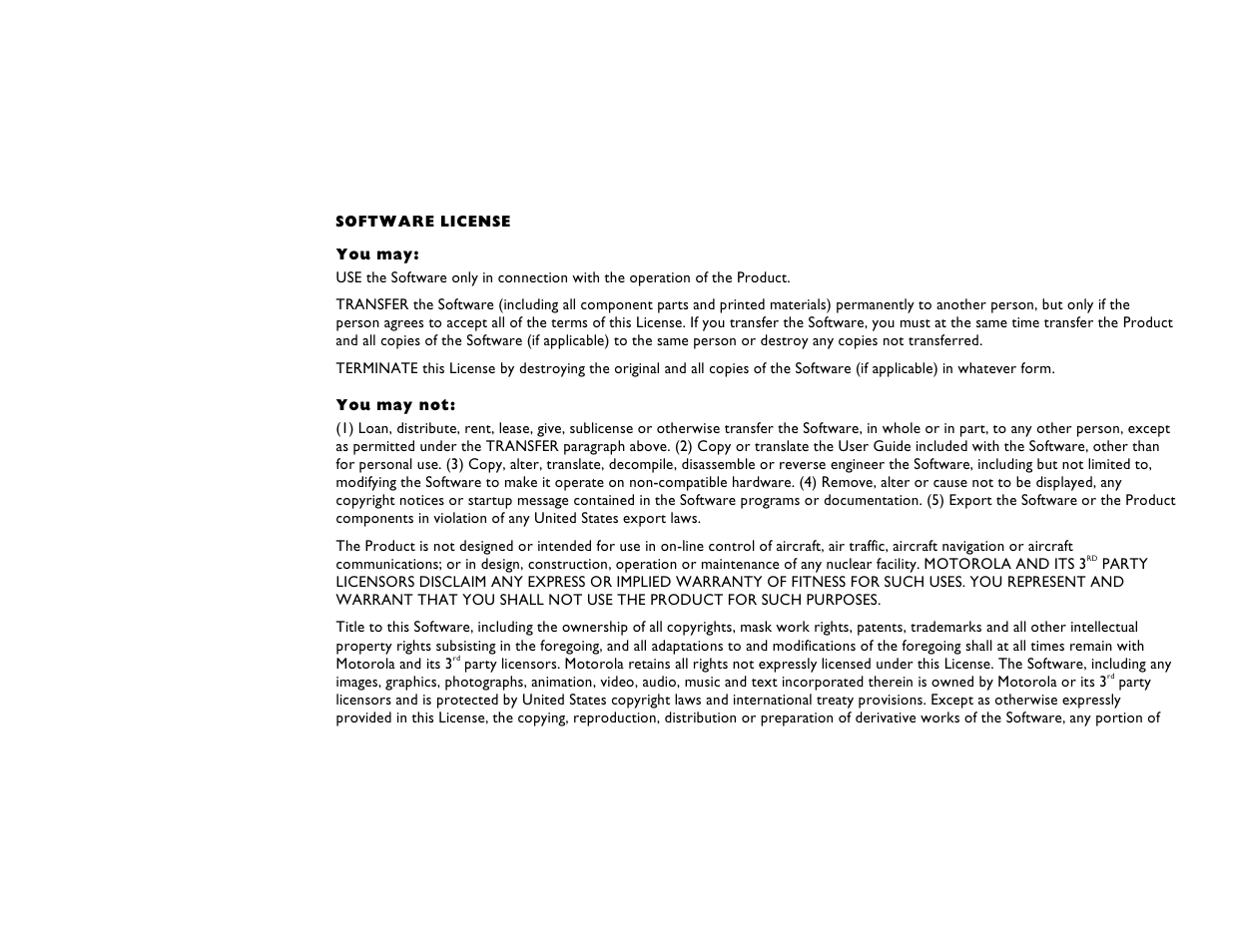 Motorola CG4500 User Manual | Page 33 / 36