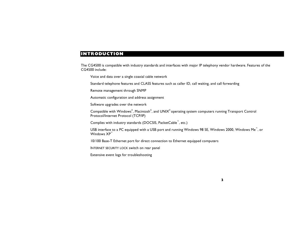 Motorola CG4500 User Manual | Page 7 / 36