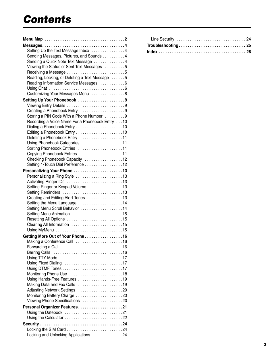 Motorola C350 User Manual | Page 4 / 30