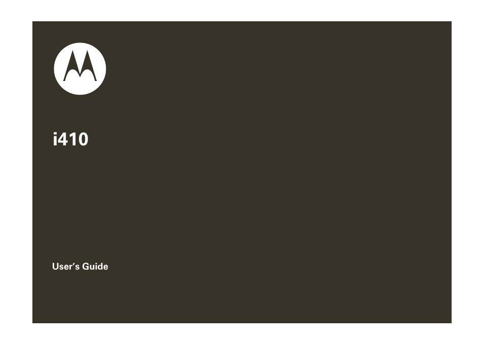 Motorola H76XAH6JR7BN User Manual | 110 pages