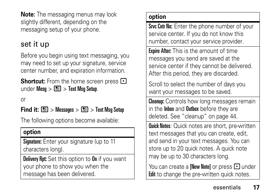 Set it up | Motorola H76XAH6JR7BN User Manual | Page 21 / 110