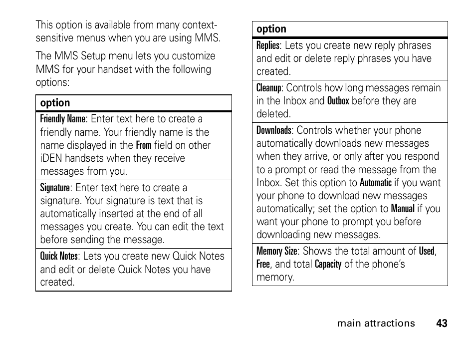 Motorola H76XAH6JR7BN User Manual | Page 47 / 110