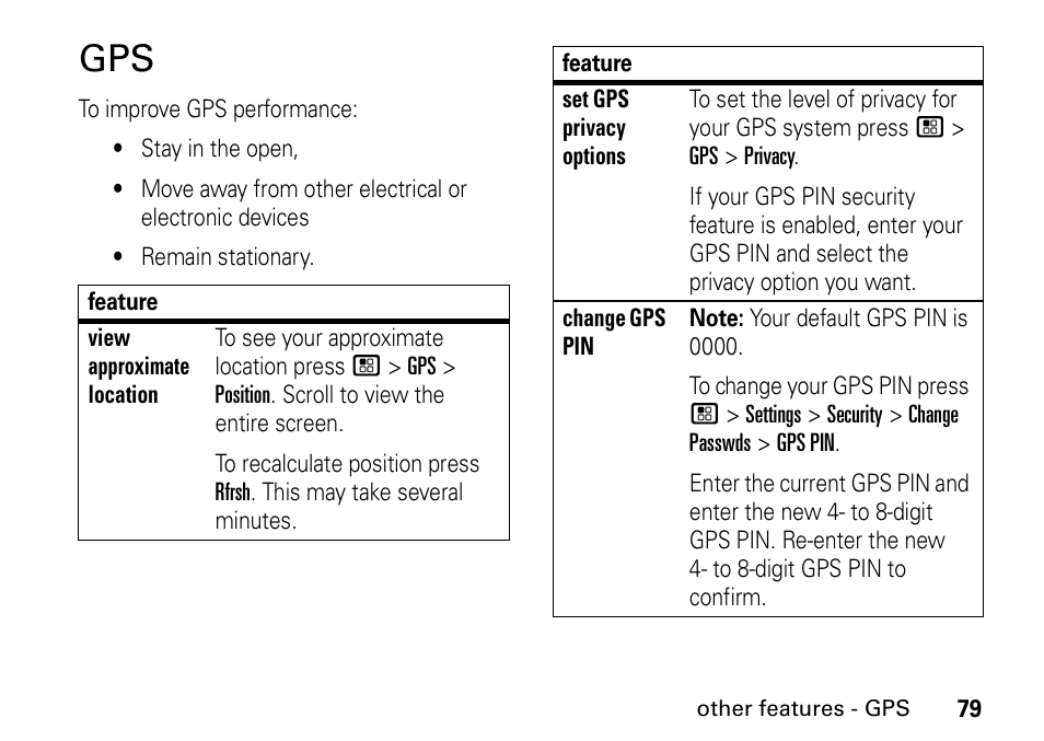 Motorola H76XAH6JR7BN User Manual | Page 83 / 110