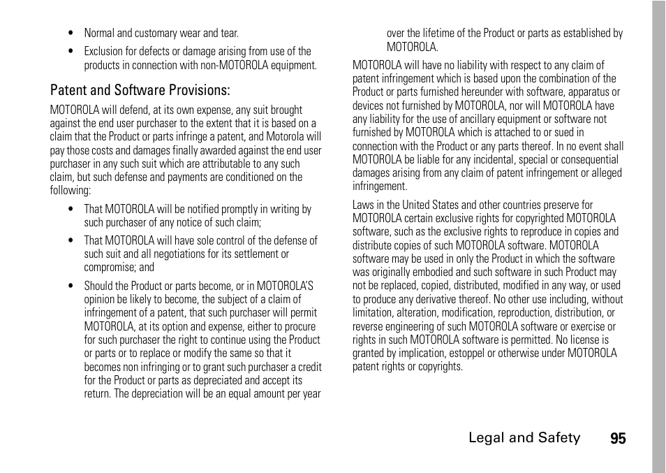 Motorola H76XAH6JR7BN User Manual | Page 99 / 110