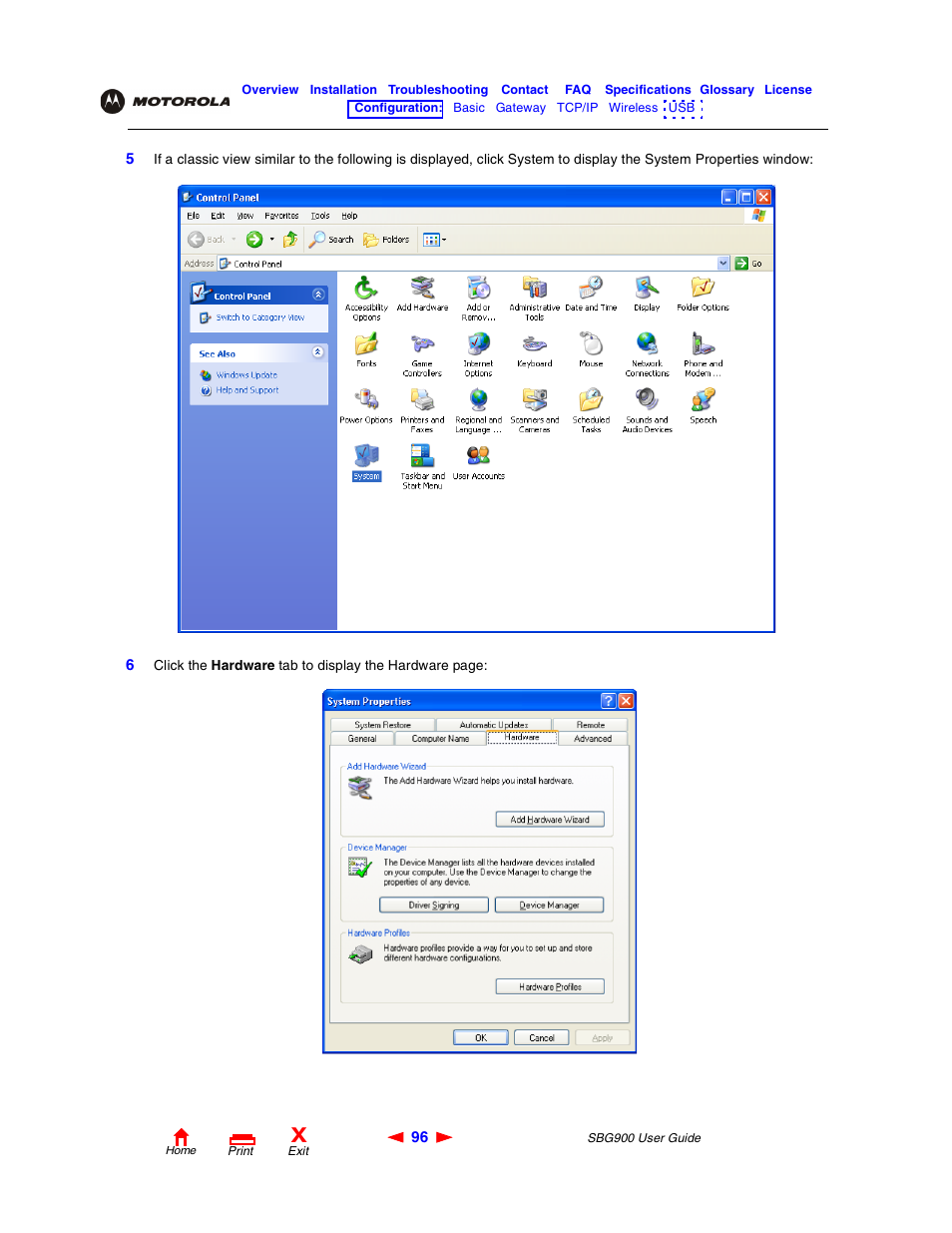 Motorola SBG900 User Manual | Page 102 / 130