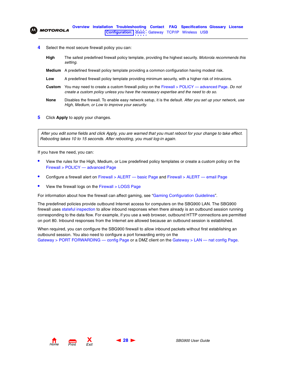 Motorola SBG900 User Manual | Page 34 / 130