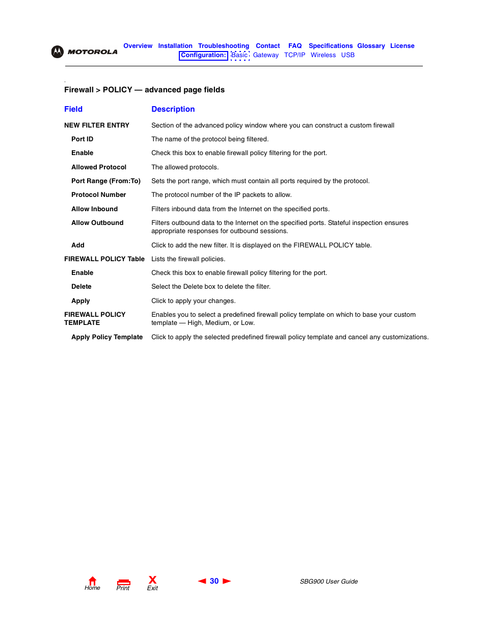 Motorola SBG900 User Manual | Page 36 / 130